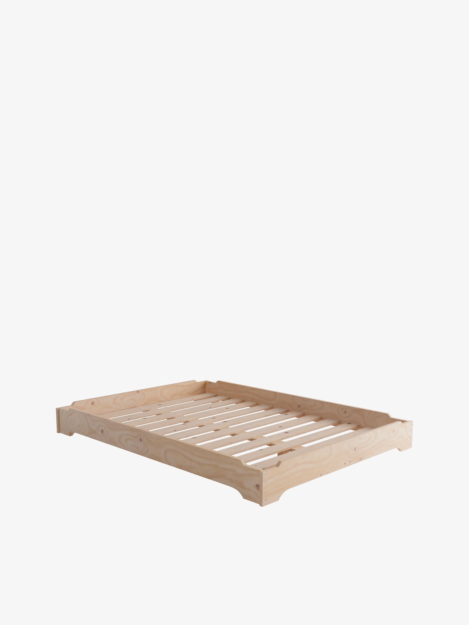 MENDI letto alla francese a terra 140