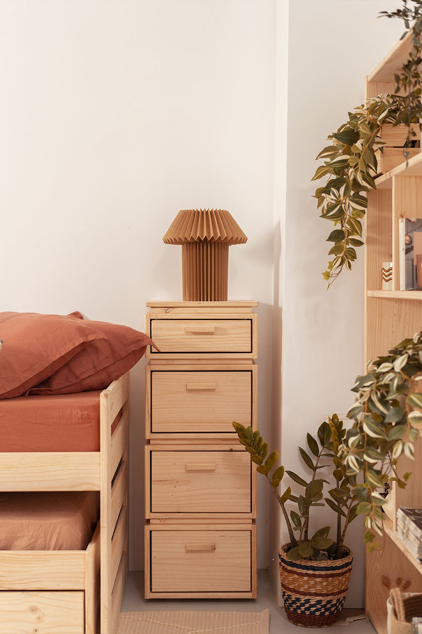 LIBE cajonera columna con 4 cajones 39x105