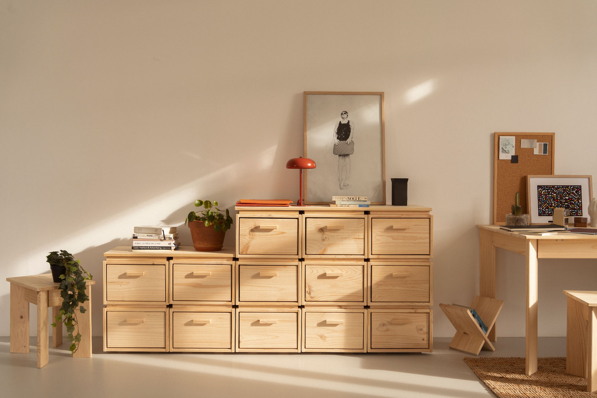 LIBE mueble archivador con 4 cajones