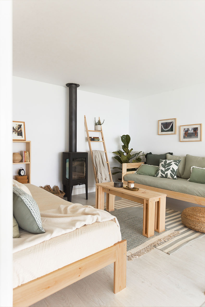 ARINA banco de madera 100x45