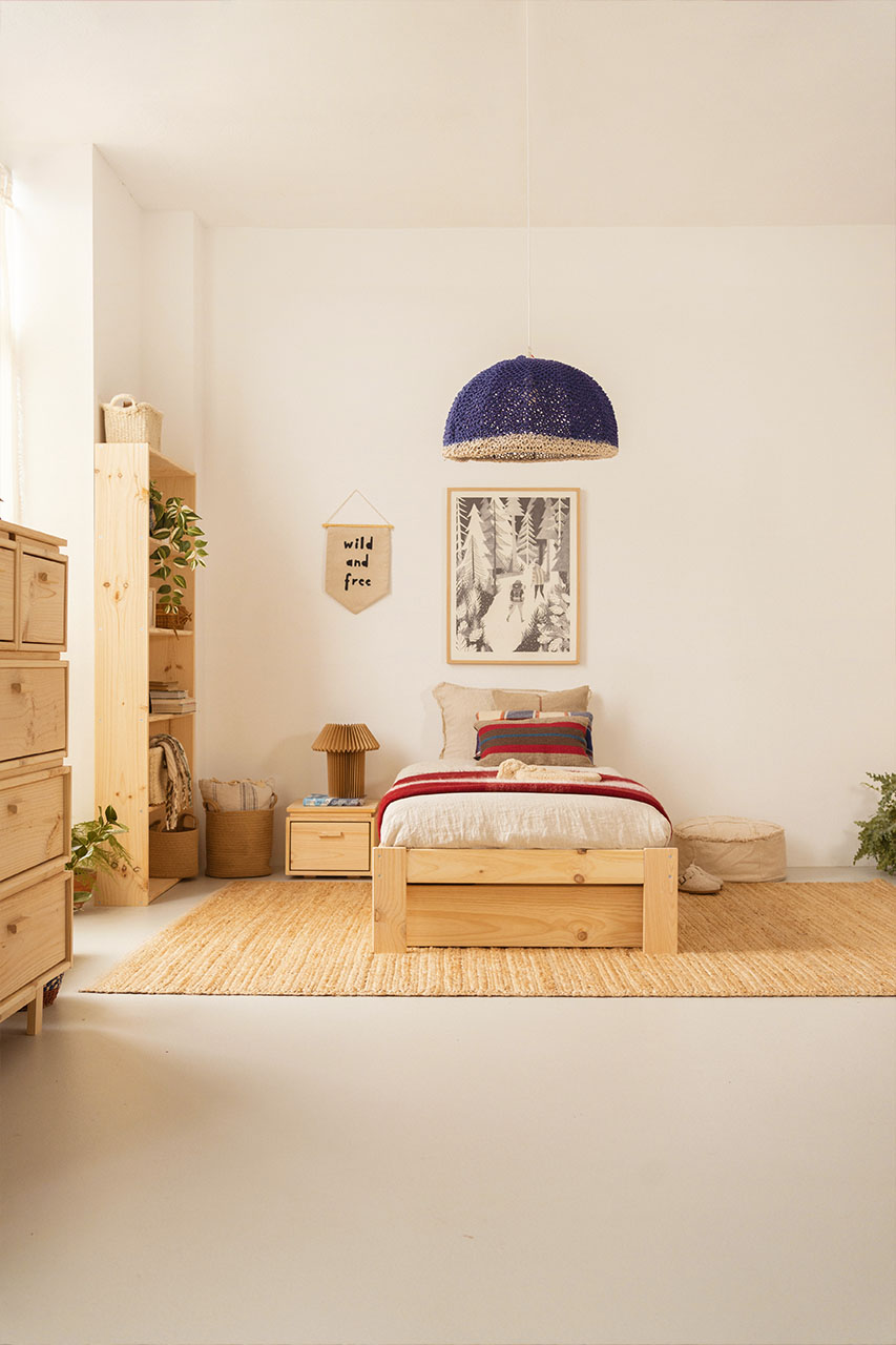 BASO cama individual 90 con 2 cajones