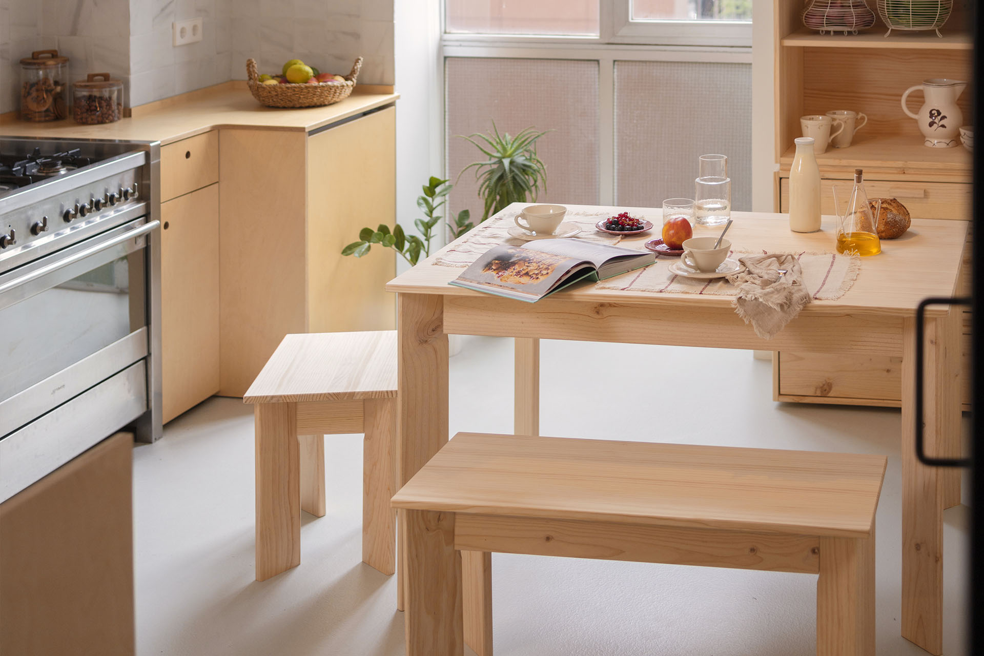 BATU mesa de comedor 120X80