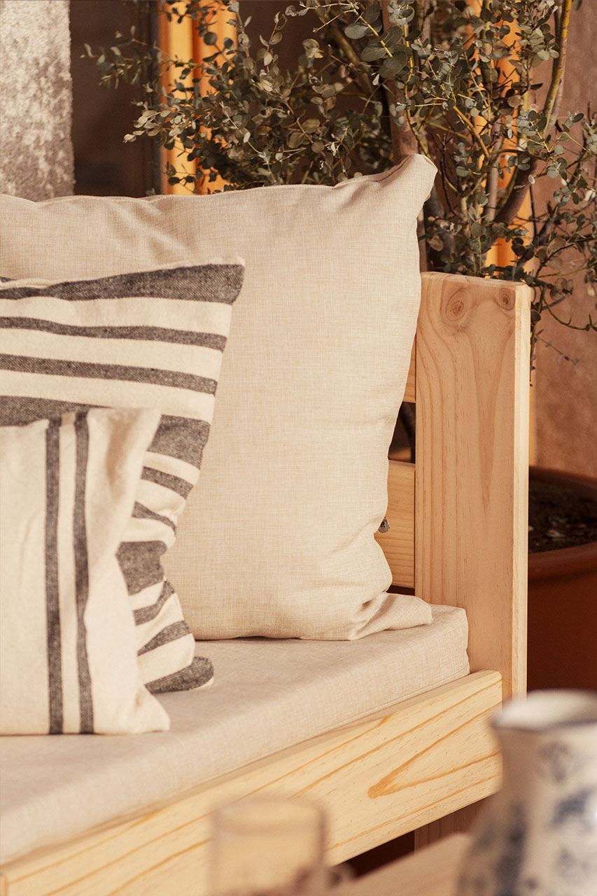 OREKA sillón modular con brazo derecho para exterior