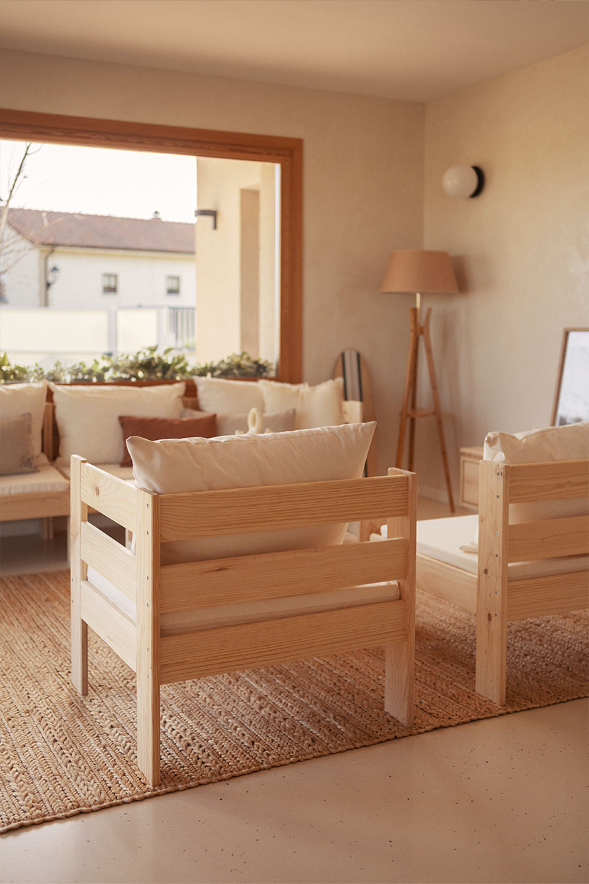 OREKA sillón modular con brazo izquierdo