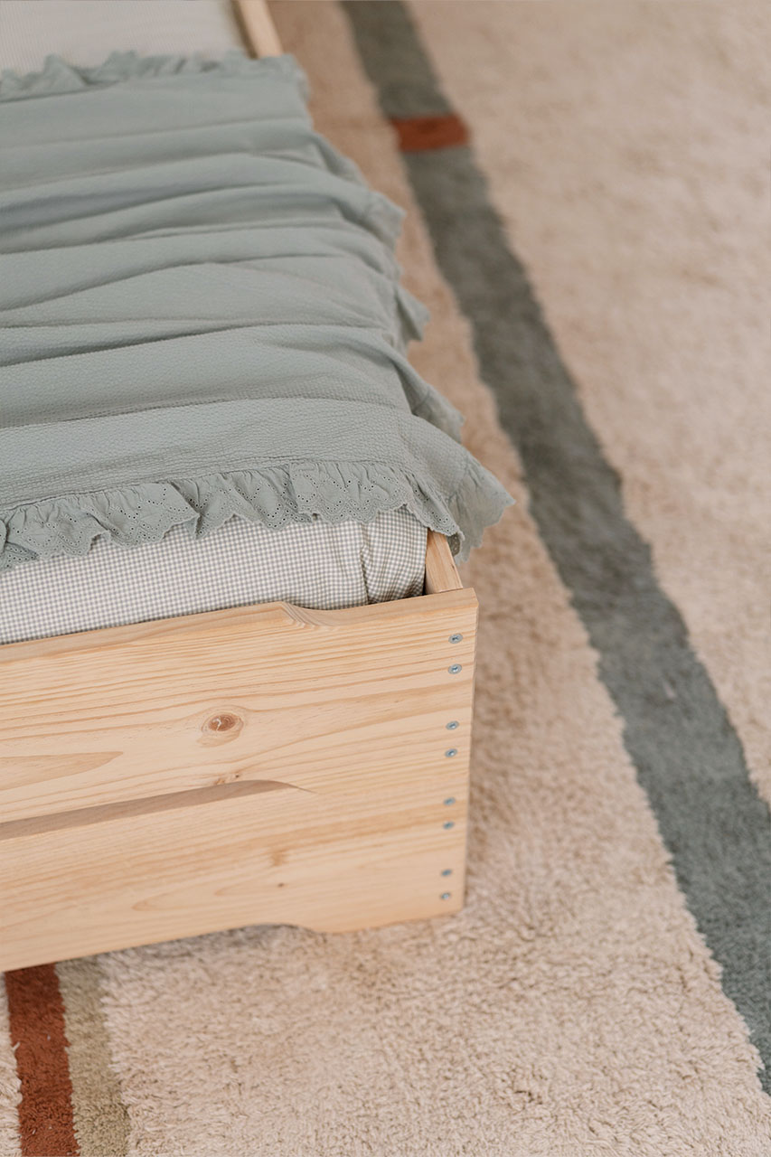 MENDI cama montessori apilable 90 x 2 unidades