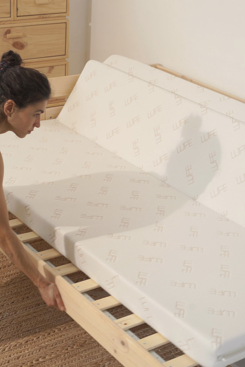 LORE divano letto con contenitore
